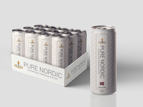 12 x 330 ml of Norwegian Premium Sparkling Water