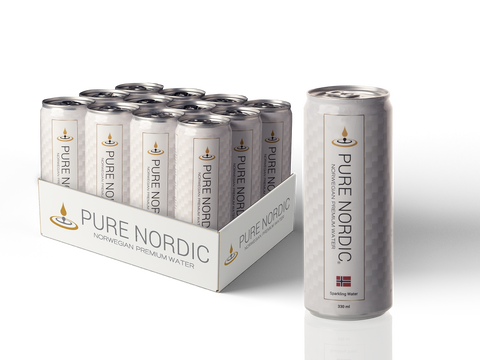 12 x 330 ml of Norwegian Premium Sparkling Water